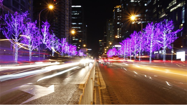 夜景照明工程中内透光的使用手法