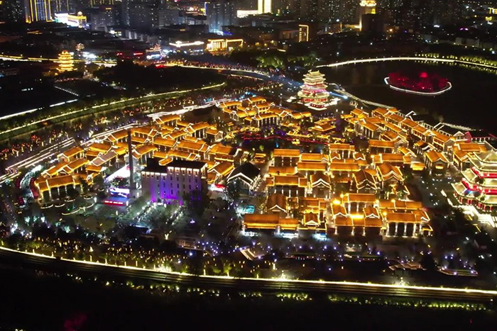 景区文旅小镇灯光亮化