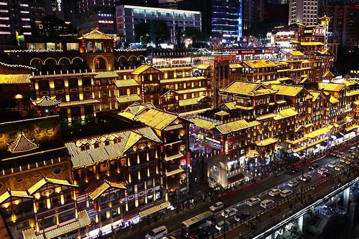 景区古建筑亮化
