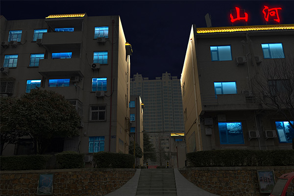 办公楼夜景亮化